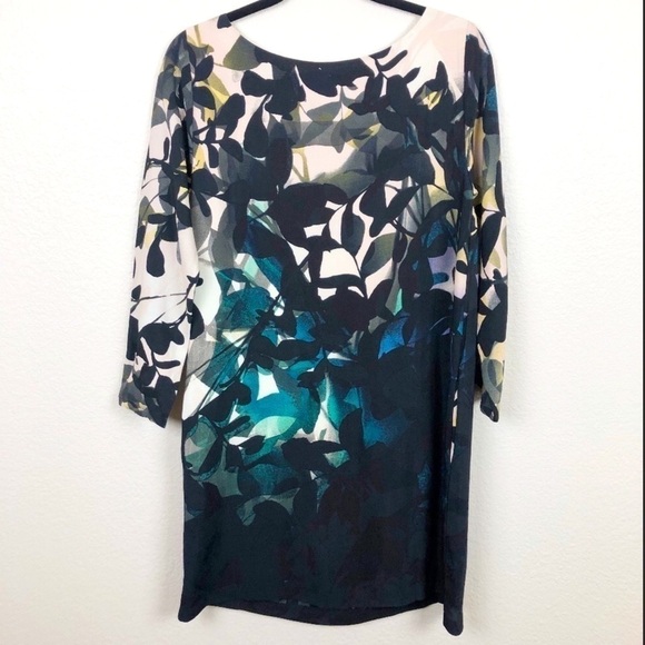 Anthro Maeve Shaded Forest Split Sleeve Dress Size XS - Picture 3 of 8